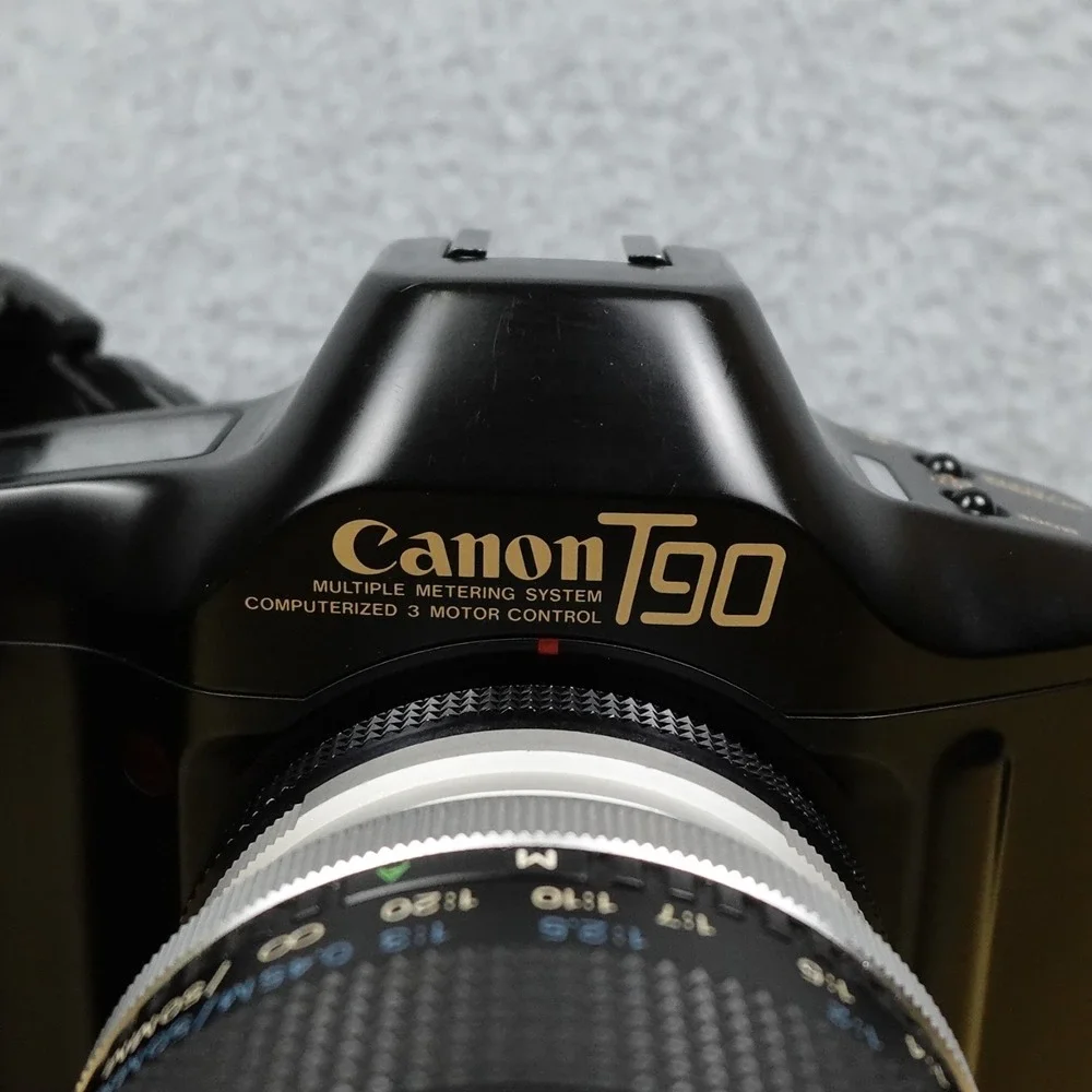 Vintage Canon T90 w/50mm 1.8 FD Lens, Teleconverters and Hoya Polarizer Filter
